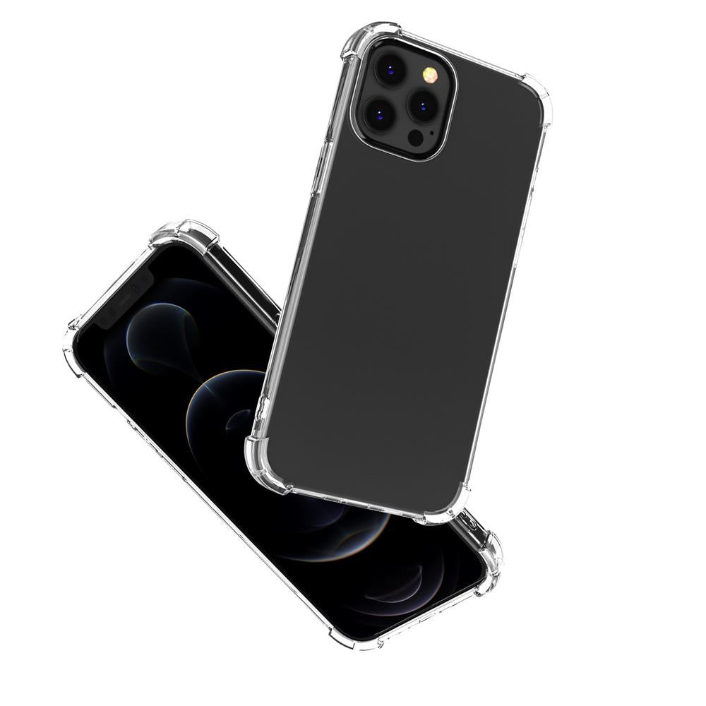 Clear Shockproof Bumper Case Black Cover For iPhone