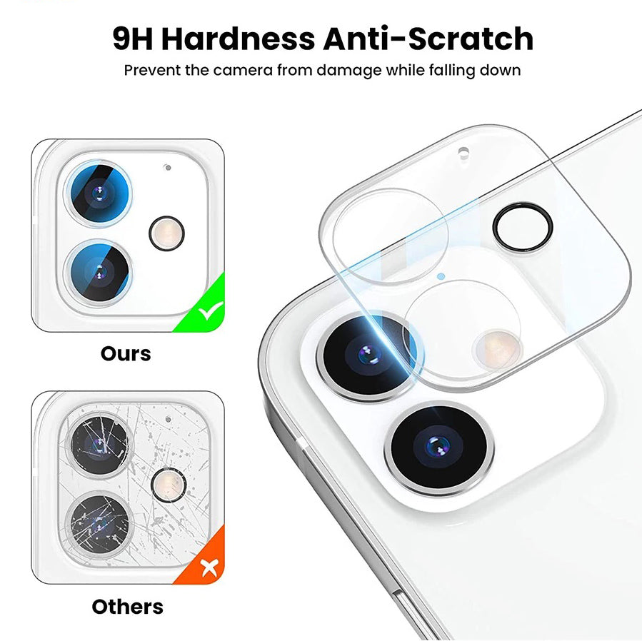 Camera Lens Tempered Glass Screen Protector For iPhone