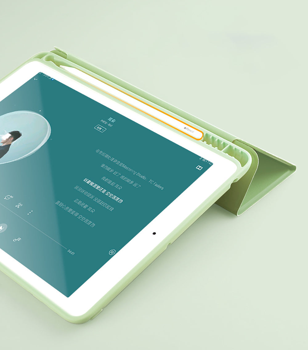 For iPad Foldable Smart Cover Flip Case