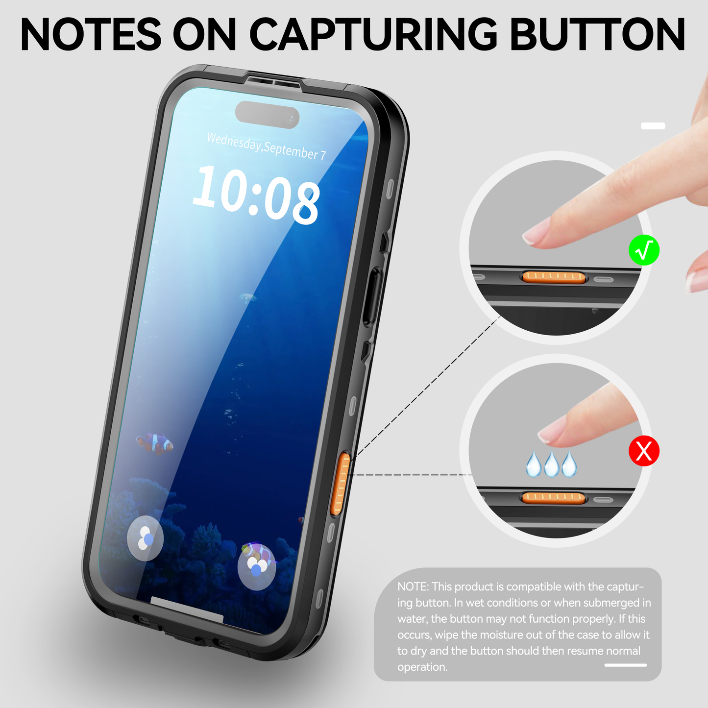 Redpepper Case Life Waterproof ShockProof Cover For iPhone 17 (6.3”)