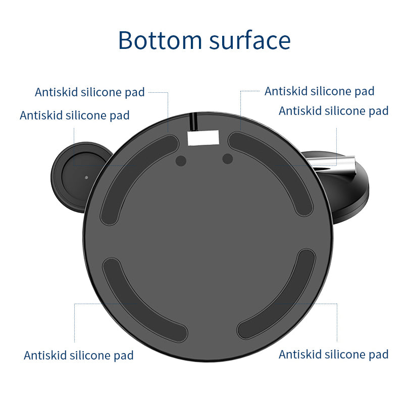 Wireless Charger 15W Fast Charger Station Lamp For Apple Watch iPhone AirPods