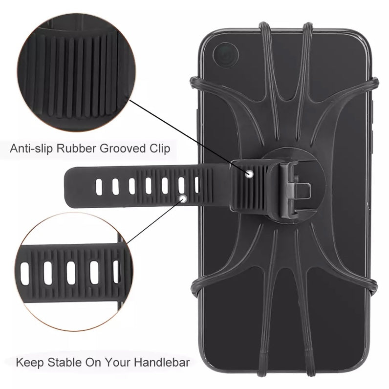 Universal Motor Bike Scooter Stroller Handlebar Mount Holder Cradle For Phone