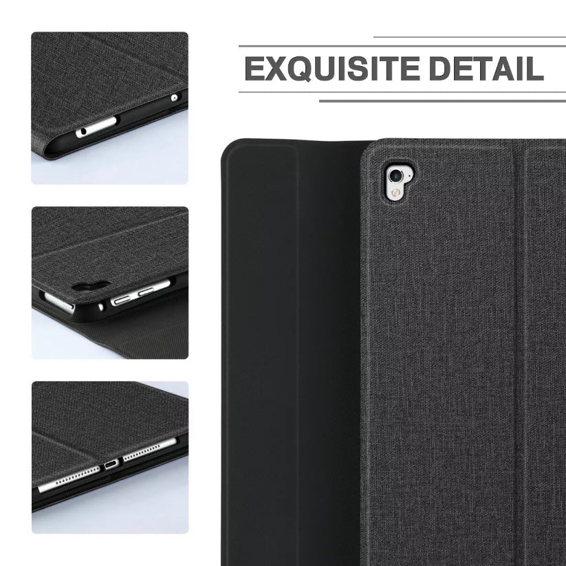 For iPad Bluetooth Keyboard Smart Cover Flip Case