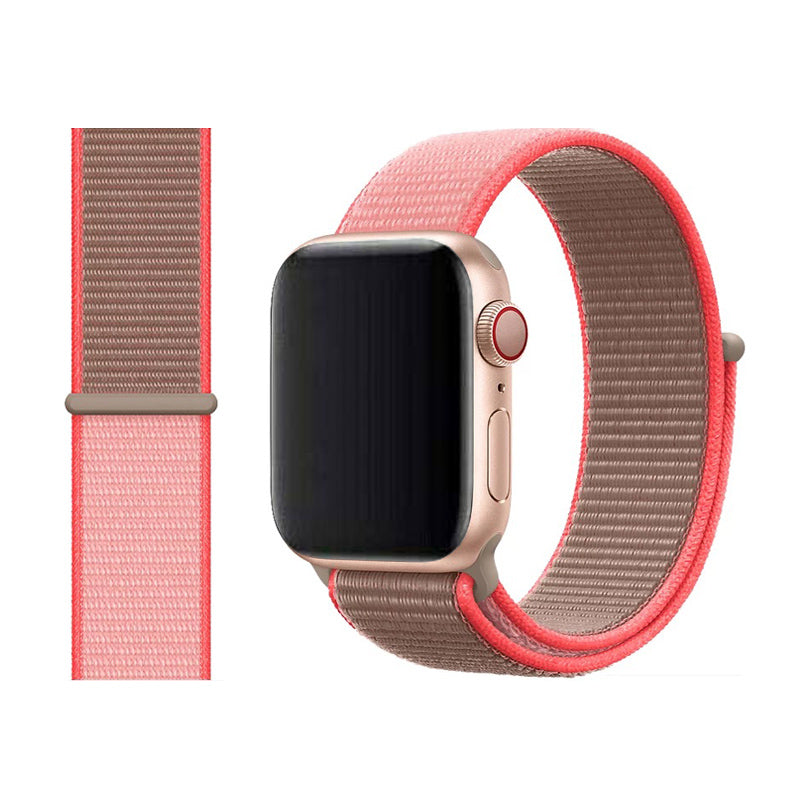Woven Nylon Sports Watch Band Strap For Apple iWatch Ultra 10 9 8 7 6 5 4 3 2 1 SE 49 46 45 44 42 41 40 38 mm