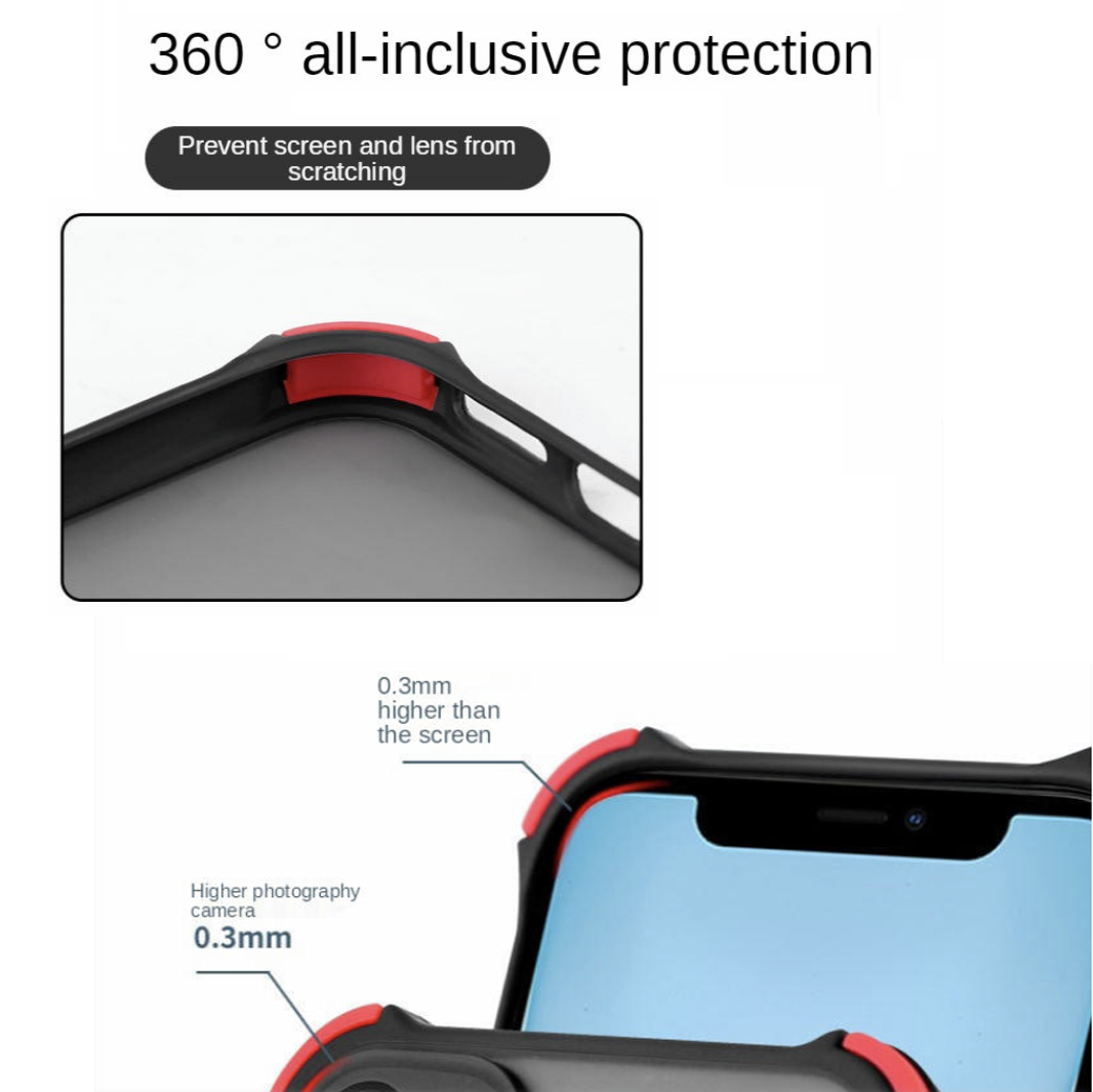 Shockproof Armour Matte Case Cover For iPhone 13 12 11 Pro XS Max Mini XR X 8 7 Plus