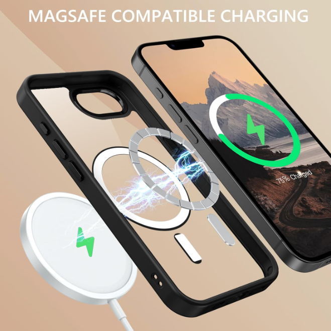 Case Clear Magnetic Shockproof Cover For iPhone 16e