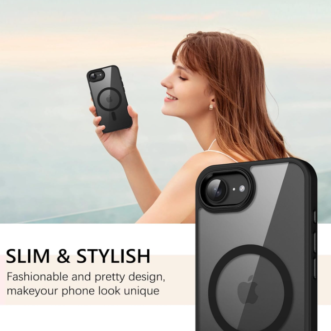 Case Clear Magnetic Shockproof Cover For iPhone 16e
