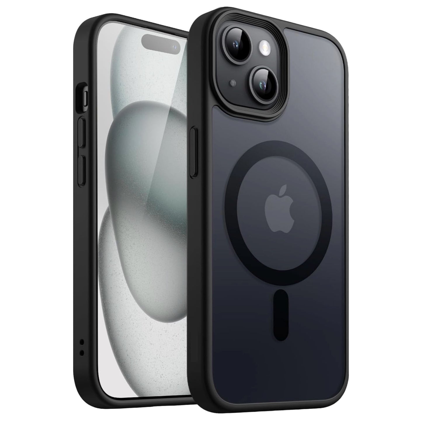 Case Clear Magnetic Shockproof Cover For iPhone 16 15 14 13 12 11 Pro Max Plus Mini