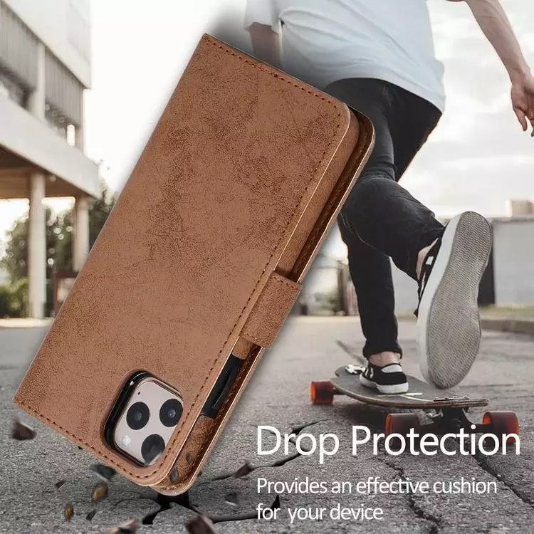 Flip Wallet Cover Leather Magnetic Card Slot Case For Apple iPhone