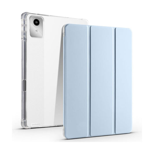 Smart Case for Lenovo Tab M11 11" 2024 TB330FU, Slim Tri-Fold Stand Cover with Pen Holder, Auto Wake/Sleep, Blue