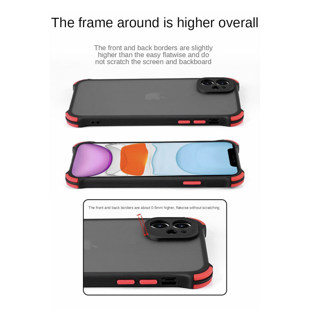 Shockproof Armour Matte Case Cover For iPhone 13 12 11 Pro XS Max Mini XR X 8 7 Plus