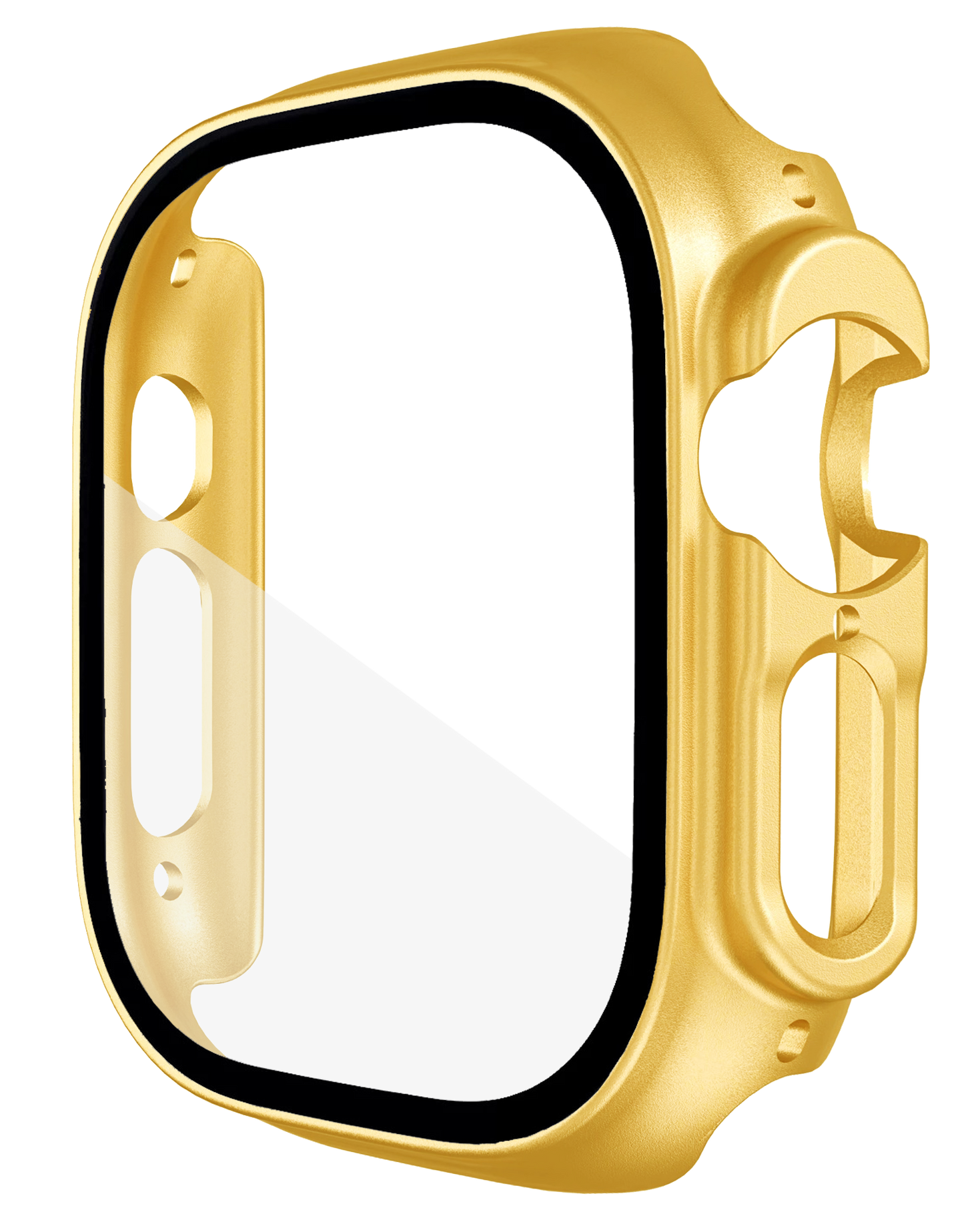 For Apple Watch Series Ultra 2 49MM PC Full Cover Case Tempered Screen Protector