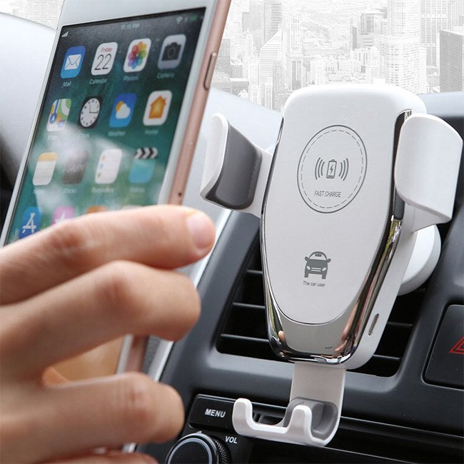 Wireless Car Charger Gravity Phone Holder Mount