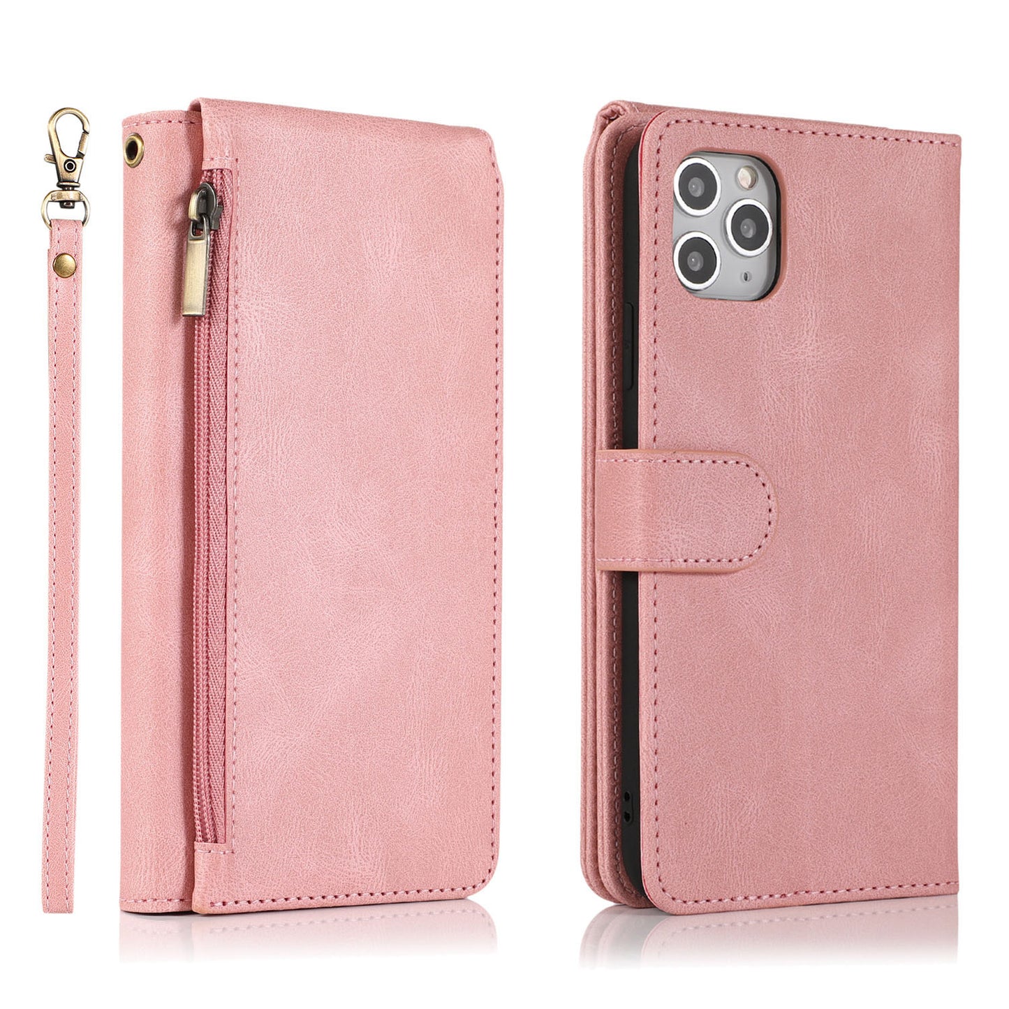 Flip Leather Case For iPhone 13 Series Wallet Card Slot Cover