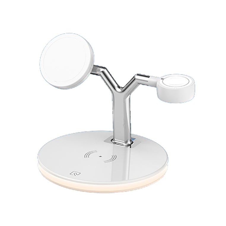 Wireless Charger 15W Fast Charger Station Lamp For Apple Watch iPhone AirPods