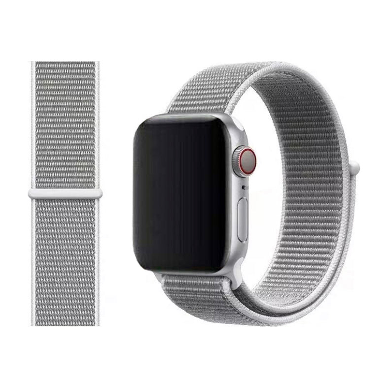 Woven Nylon Sports Watch Band Strap For Apple iWatch Ultra 10 9 8 7 6 5 4 3 2 1 SE 49 46 45 44 42 41 40 38 mm