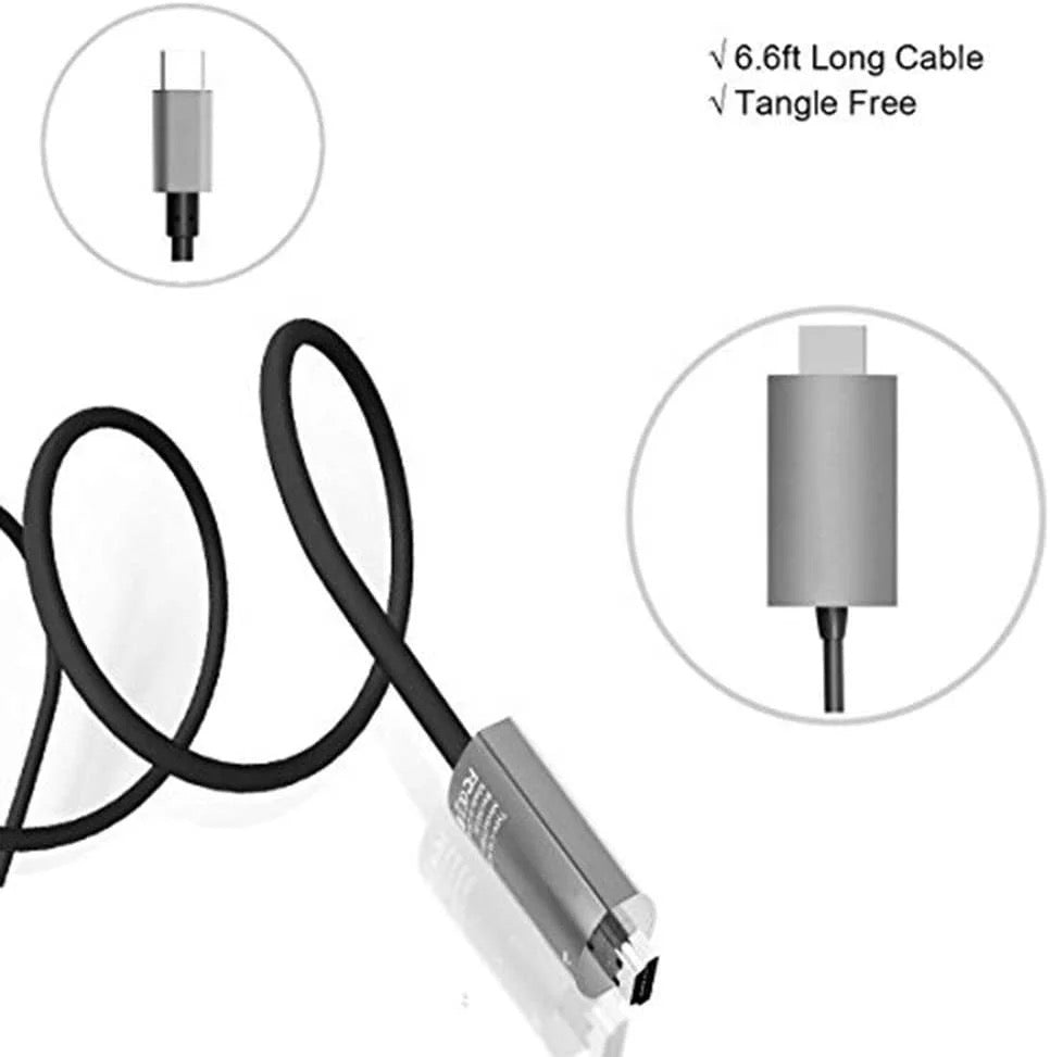 Type C To HDMI HDTV 4K Cable