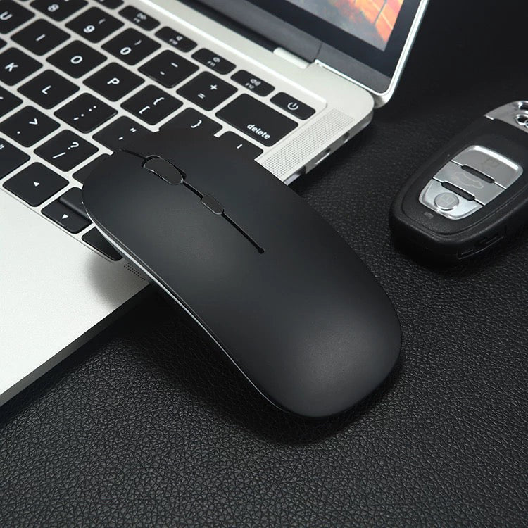 Optical Wireless Bluetooth Slim Rechargeable Mouse for Laptop/Tablet/Mac/iPad