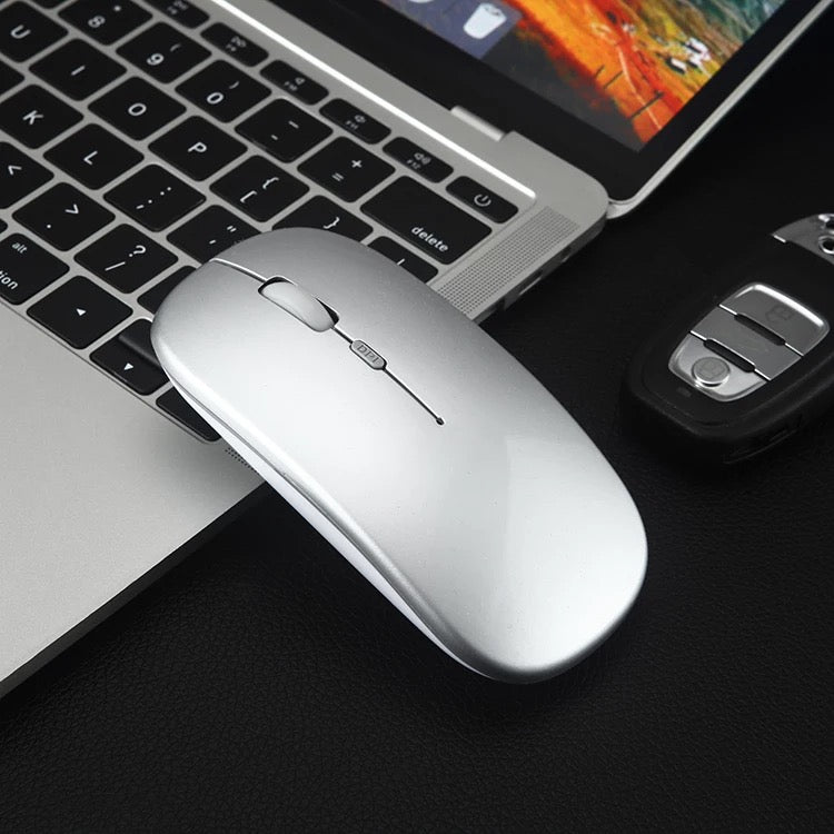 Optical Wireless Bluetooth Slim Rechargeable Mouse for Laptop/Tablet/Mac/iPad