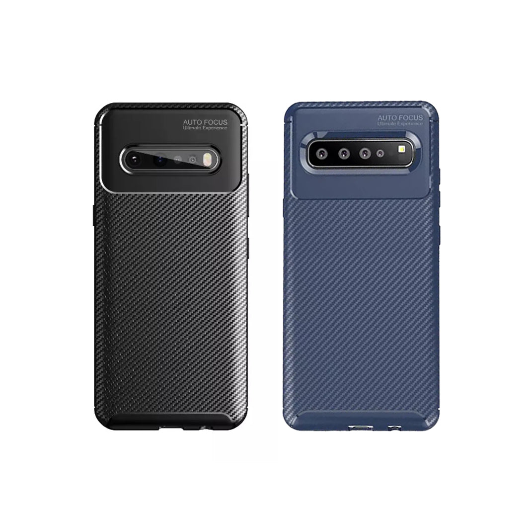 Slim Carbon Fiber TPU Soft Slim Case For Samsung Phone Cover S20 S10 S9 Plus Ultra Note 10 Note 9
