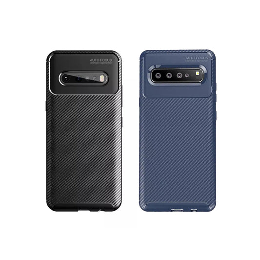Slim Carbon Fiber TPU Soft Slim Case For Samsung Phone Cover S20 S10 S9 Plus Ultra Note 10 Note 9