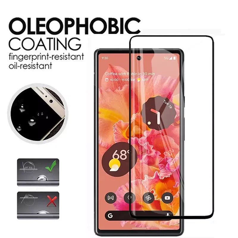 (1+1) Google Pixel 9 Pro XL 8 8A 7 7A 6 6A Tempered Glass Screen Camera Lens Protector