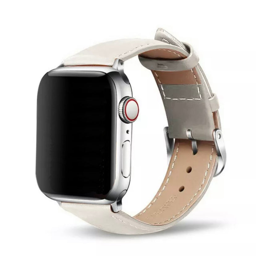 Premium Leather Watch Band Strap For Apple iWatch Ultra 10 9 8 7 6 5 4 3 2 1 SE 49 46 45 44 42 41 40 38 mm