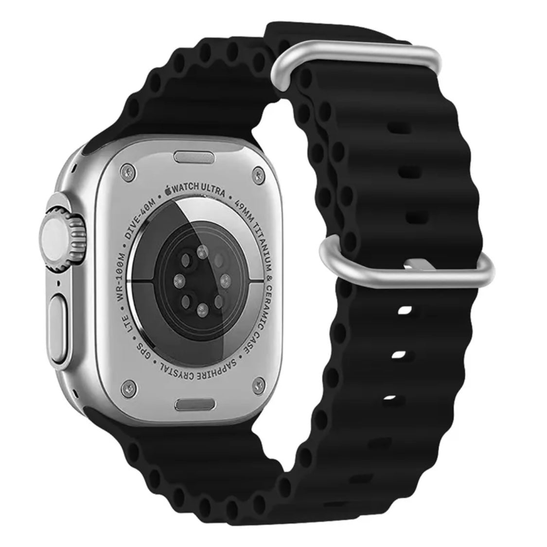 Ocean Silicone Sports Watch Band Strap For Apple iWatch Ultra 10 9 8 7 6 5 4 3 2 1 SE 49 46 45 44 42 41 40 38 mm