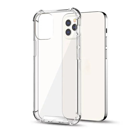 Clear Shockproof Bumper Case Black Cover For iPhone