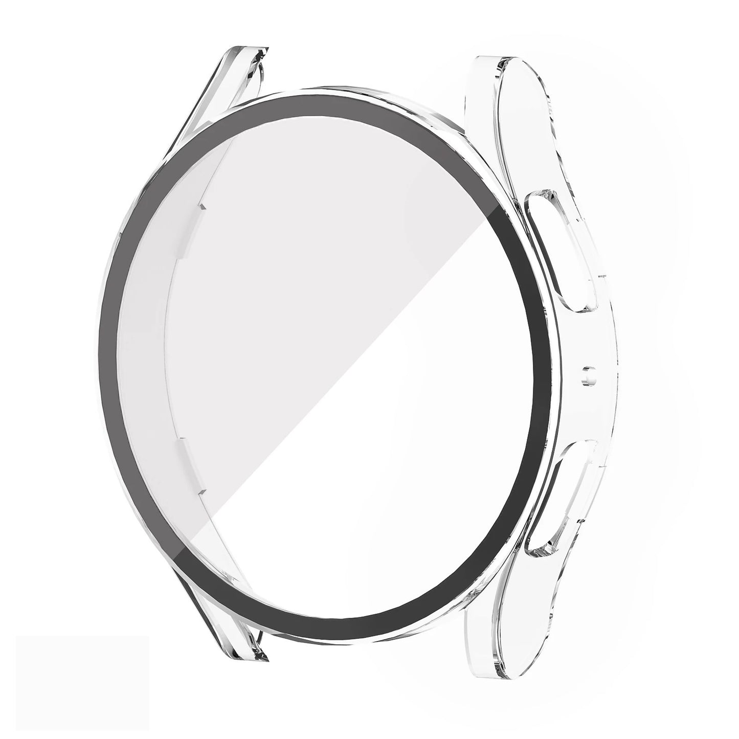 For Samsung Galaxy Watch 6 40 44mm Full Cover Screen Glass Protector Shell Case