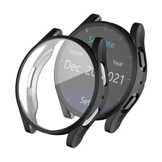 For Samsung Galaxy Watch 6 40 44mm Full Cover Screen Glass Protector Shell Case