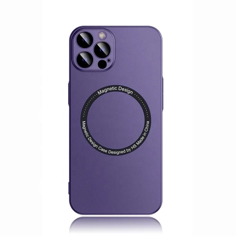Magsafe Plating Slim Magnetic Case Camera Cover For iPhone 14 Pro Max Plus