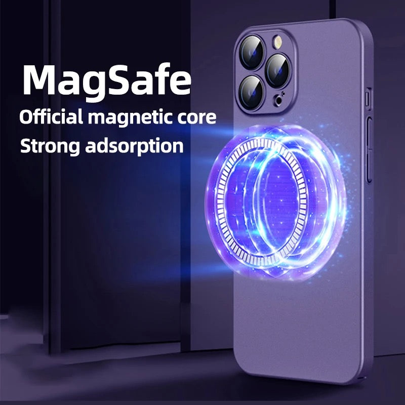 Magsafe Plating Slim Magnetic Case Camera Cover For iPhone 14 Pro Max Plus