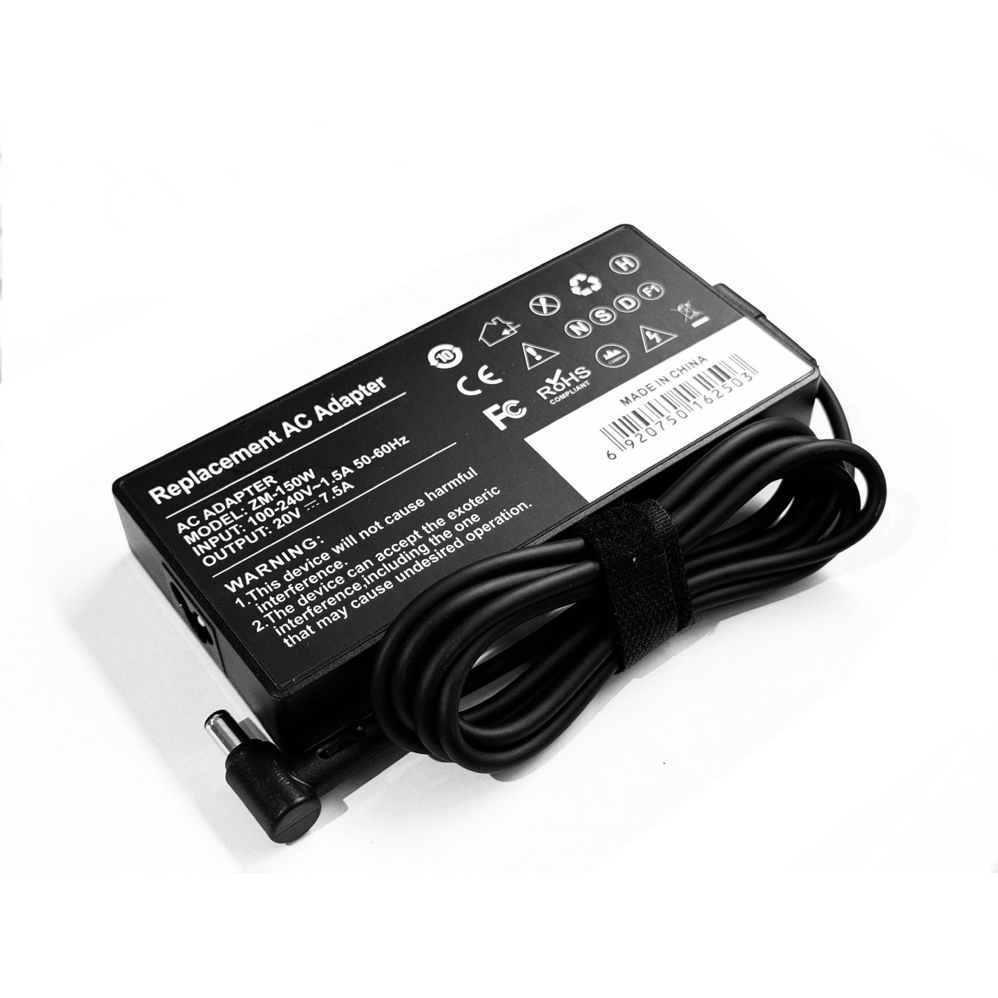 For Asus 150W 20V 7.5A 6.0*3.7mm Laptop Charger AC Adapter