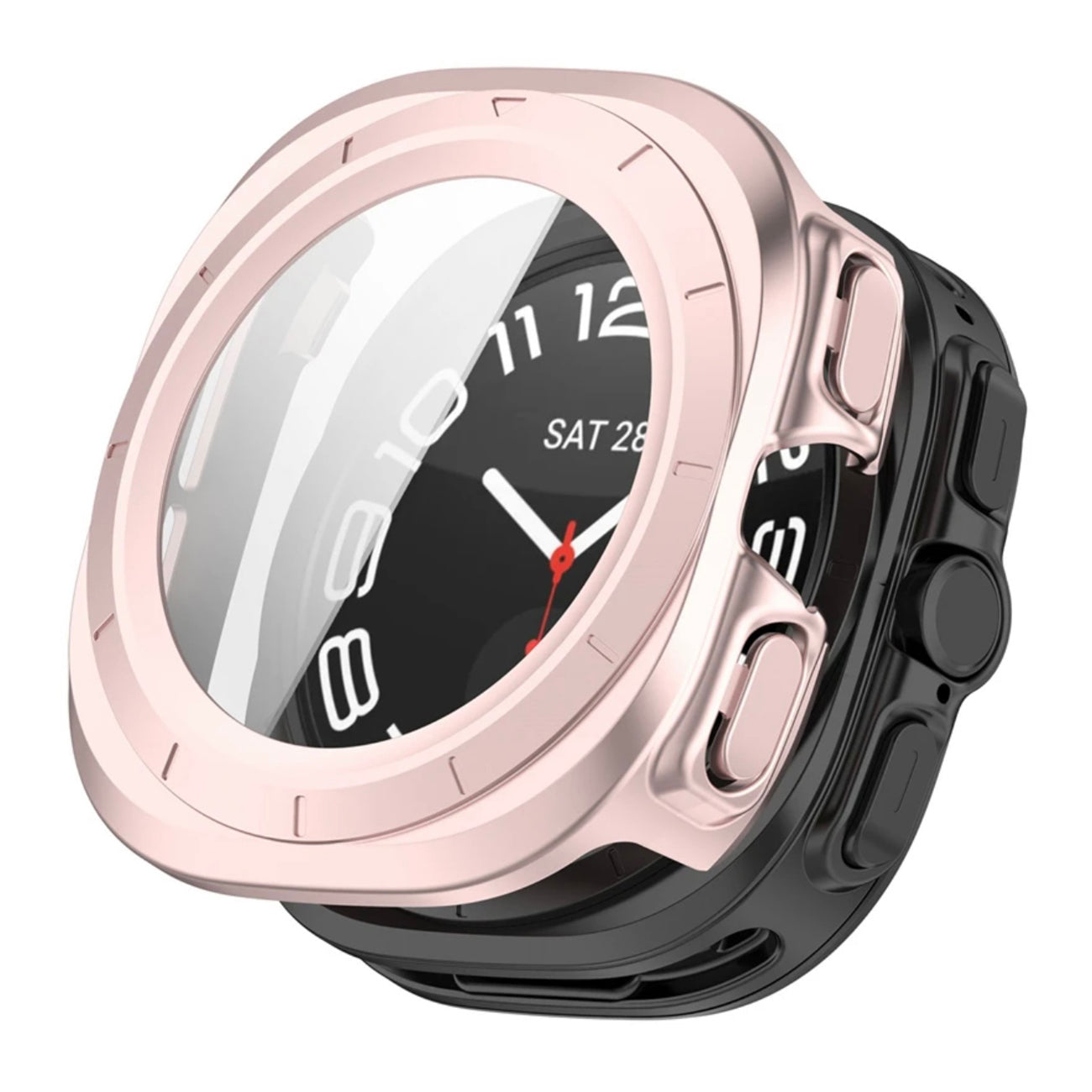 For Samsung Galaxy Watch Ultra 47mm Full Cover Screen Glass Protector Shell Case