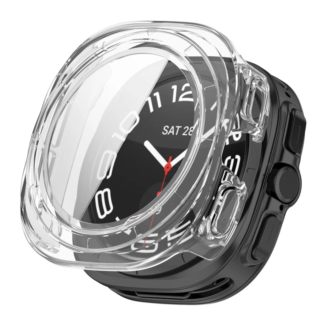 For Samsung Galaxy Watch Ultra 47mm Full Cover Screen Glass Protector Shell Case