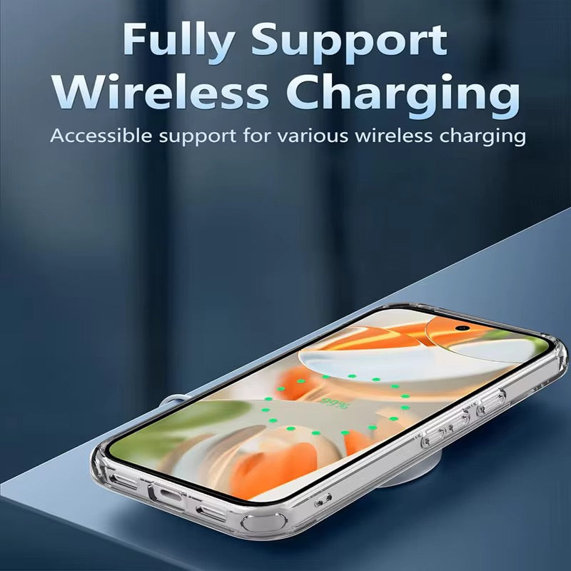 Magnetic Clear Case for Google Pixel 10 / 10 Pro MagSafe Compatible Anti-Scratch Transparent Protective Cover