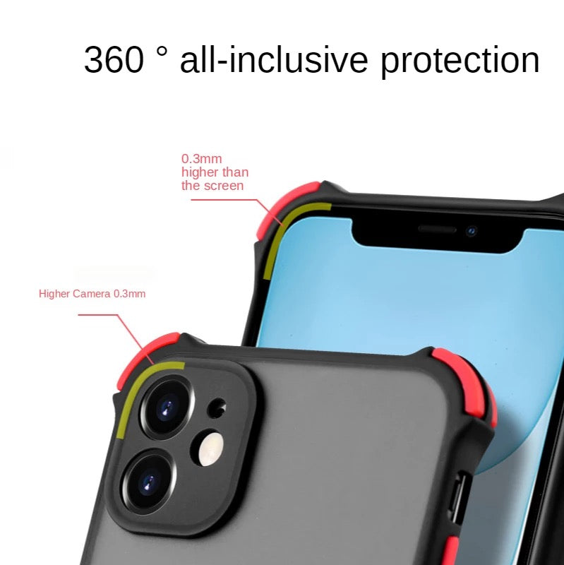 Shockproof Armour Matte Case Cover For iPhone 13 12 11 Pro XS Max Mini XR X 8 7 Plus
