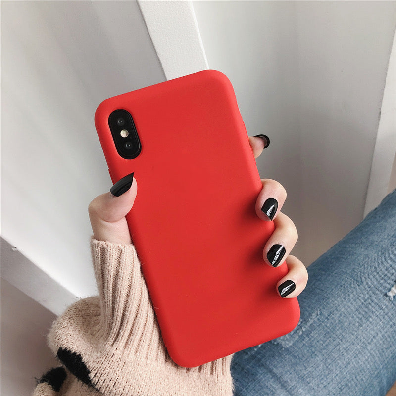 For iPhone XS Max 8 7 Plus XR X Case Silicone Cover Thin Soft Slim