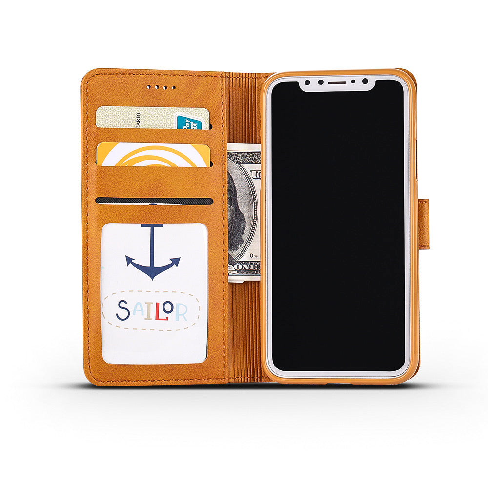 Wallet Leather Flip Case Cover For iPhone XS Max