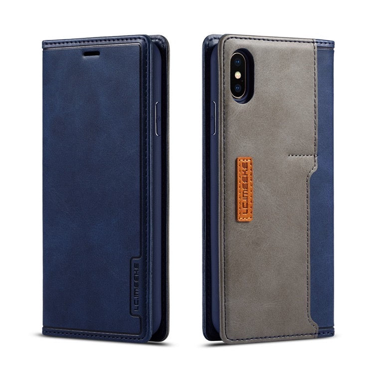 Leather Wallet Magnetic Cover Flip Case For iPhone