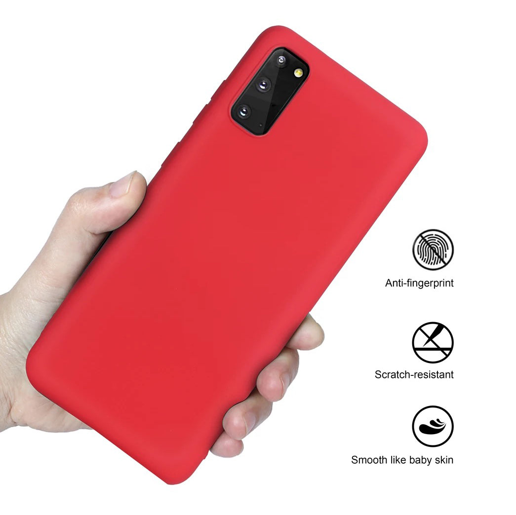 Shockproof Rubber Liquid Silicone Case For Samsung S20 S10 S9 S8 Plus Ultra Note 10 9 8