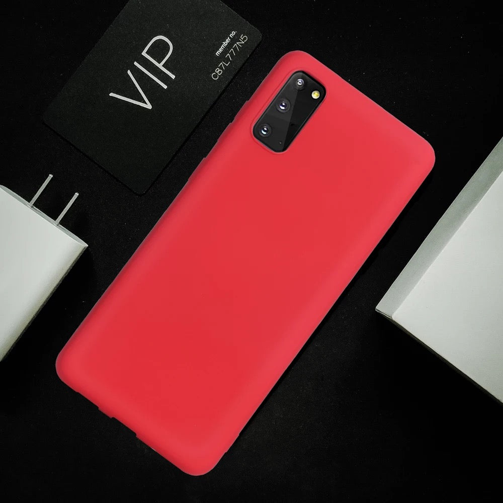 Shockproof Rubber Liquid Silicone Case For Samsung S20 S10 S9 S8 Plus Ultra Note 10 9 8