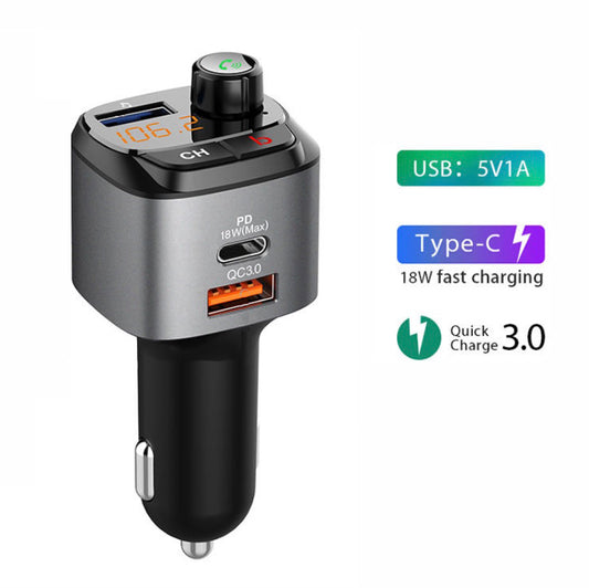 FM Transmitter Wireless Bluetooth MP3 Player QC3.0 PD18W USB Car Charger