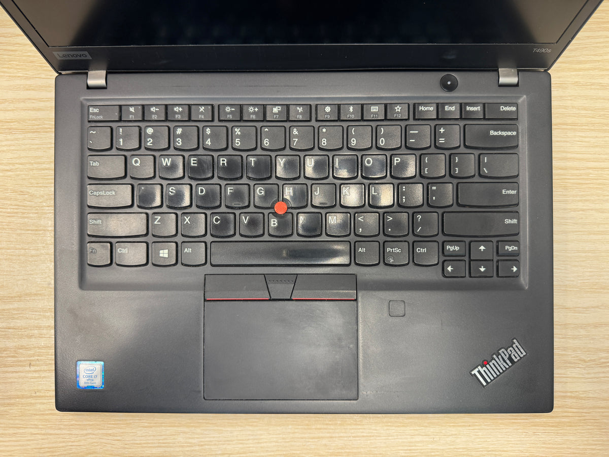 Lenovo ThinkPad T490s 14” | Intel i7 8th Gen | 16GB RAM 256GB SSD | Windows 11 | Refurbished Laptop Good