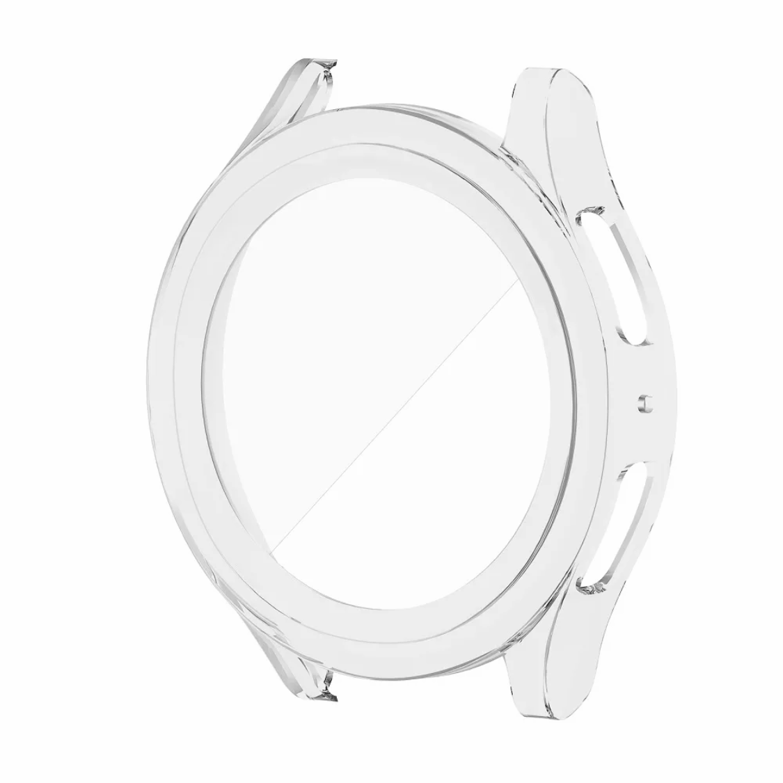 For Samsung Galaxy Watch 5 Pro 45mm Glass Cover PC Hard Shell Protective Case