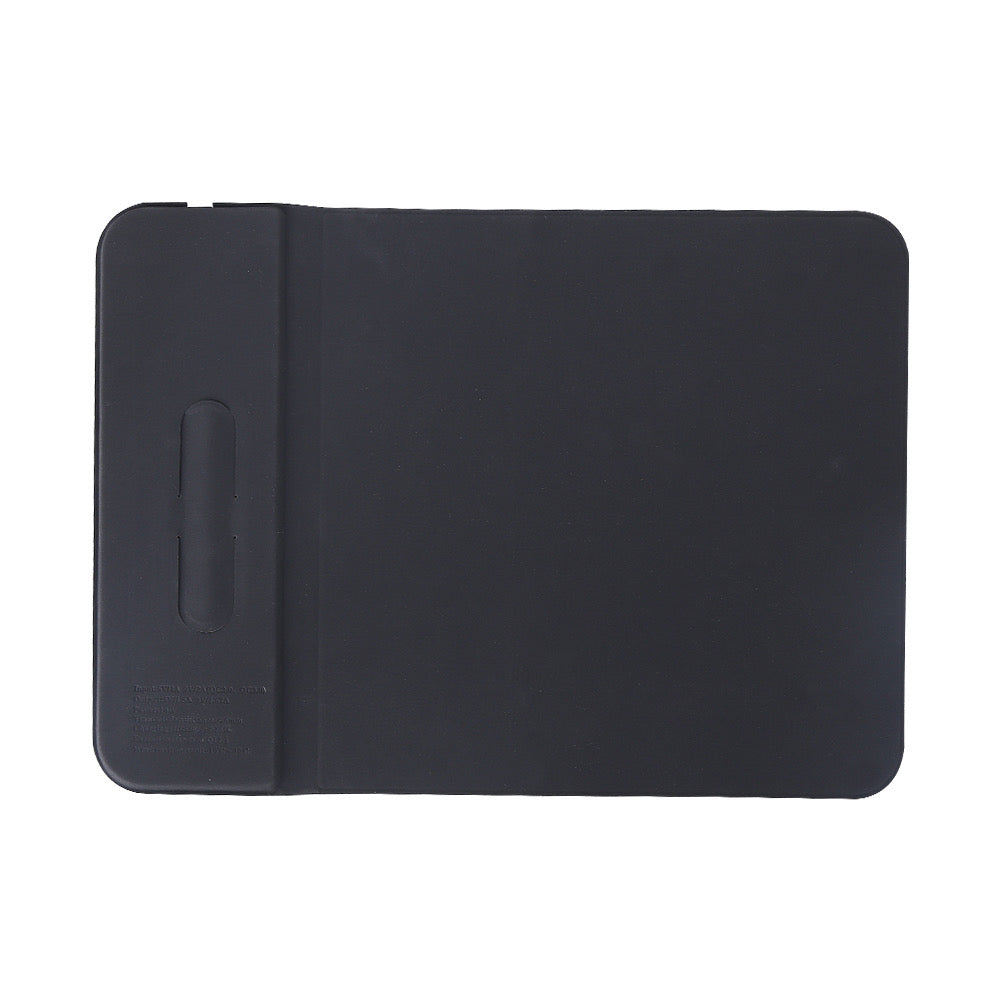 2 in 1 Foldable Mouse Pad With 10W Wireless Charger PU Leather For Smart Phones