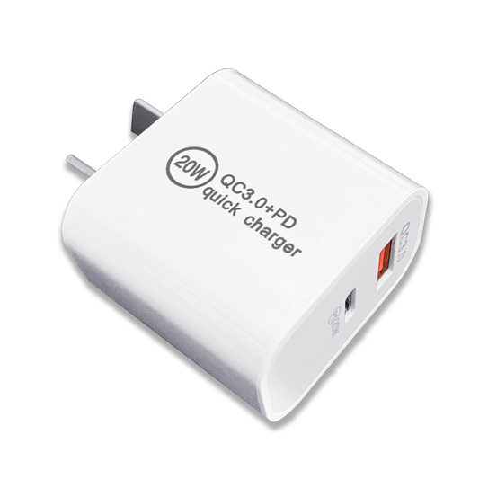 20W USB Type-C Wall Adapter Fast Charger PD Plug