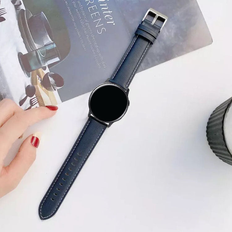 Genuine Leather Watch Band Strap For Samsung Galaxy Watch 4 5 6 7 Garmin Venu Huawei 20mm 22mm