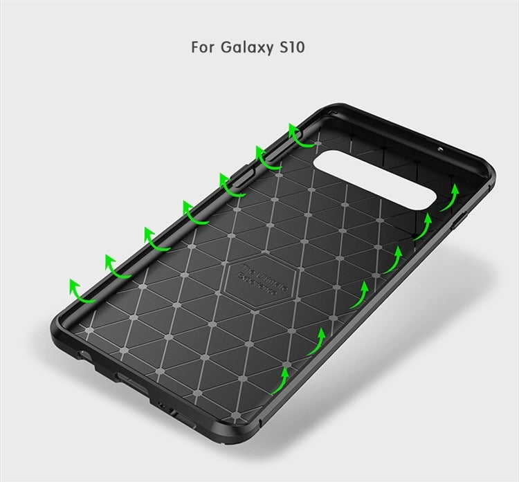 Slim Carbon Fiber TPU Soft Slim Case For Samsung Phone Cover S20 S10 S9 Plus Ultra Note 10 Note 9